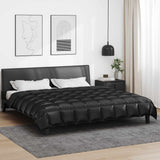Duvet Invernale Nero 220 x 260 cm Satin e Micropile