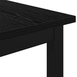panchina Rovere Nero 160 x 35 x 45 cm Legno truciolato
