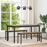 Tavoli da pranzo 140 x 80 x 75 cm METALLO Rettangolare
