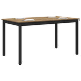 Tavoli da pranzo 140 x 80 x 75 cm METALLO Rettangolare