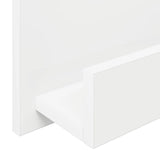 Scaffale per riviste Bianco 43 x 11 x 102 cm Legno truciolato