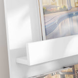 Scaffale per riviste Bianco 43 x 11 x 102 cm Legno truciolato