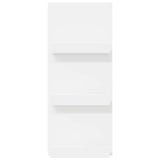 Scaffale per riviste Bianco 43 x 11 x 102 cm Legno truciolato