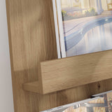 Scaffale per riviste Rovere artigianale 43 x 11 x 102 cm