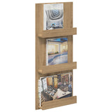 Scaffale per riviste Rovere artigianale 43 x 11 x 102 cm