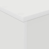 Scaffale per riviste Bianco 70 x 41 x 126 cm Legno truciolato
