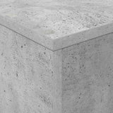 Scaffale per riviste Grigio cemento 70 x 41 x 96 cm