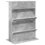Scaffale per riviste Grigio cemento 70 x 41 x 96 cm