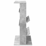 Scaffale per riviste Grigio cemento 70 x 41 x 96 cm