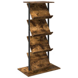 Scaffale per riviste Rovere fumé 68 x 40 x 123.5 cm