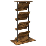 Scaffale per riviste Rovere fumé 68 x 40 x 123.5 cm