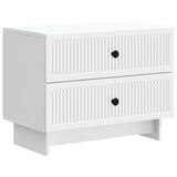 Armadio da Notte con cassetto Bianco 62 x 34,5 x 47,5 cm