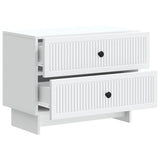 Armadio da Notte con cassetto Bianco 62 x 34,5 x 47,5 cm
