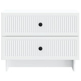 Armadio da Notte con cassetto Bianco 62 x 34,5 x 47,5 cm