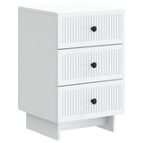 Armadio da Notte Bianco 43 x 41 x 66,5 cm Legno ingegnerizzato