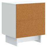 Armadio da Notte Bianco 43 x 34,5 x 50 cm Legno ingegnerizzato