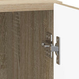 Armadio da Notte 2 pcs Rovere Sonoma 43 x 34,5 x 50 cm