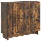 Credenza Rovere Fumo 89 x 34,5 x 80 cm Legno ingegnerizzato