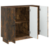Credenza Rovere Fumo 89 x 34,5 x 80 cm Legno ingegnerizzato