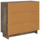 Credenza Rovere Fumo 89 x 34,5 x 80 cm Legno ingegnerizzato