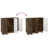 Credenza Rovere Fumo 89 x 34,5 x 80 cm Legno ingegnerizzato
