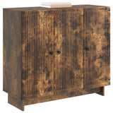 Credenza Rovere Fumo 89 x 34,5 x 80 cm Legno ingegnerizzato
