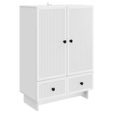 Credenza Bianco 66 x 34,5 x 95 cm Legno ingegnerizzato