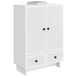 Credenza Bianco 66 x 34,5 x 95 cm Legno ingegnerizzato