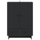 Credenza Nero 66 x 34,5 x 95 cm Legno ingegnerizzato