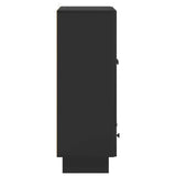 Credenza Nero 66 x 34,5 x 95 cm Legno ingegnerizzato