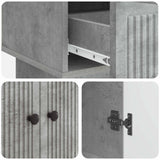 Credenza Grigio Cemento 66 x 34,5 x 95 cm Legno ingegnerizzato