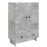 Credenza Grigio Cemento 66 x 34,5 x 95 cm Legno ingegnerizzato