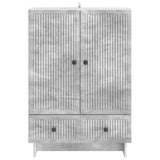Credenza Grigio Cemento 66 x 34,5 x 95 cm Legno ingegnerizzato