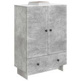 Credenza Grigio Cemento 66 x 34,5 x 95 cm Legno ingegnerizzato