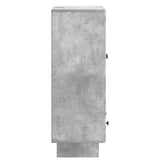 Credenza Grigio Cemento 66 x 34,5 x 95 cm Legno ingegnerizzato