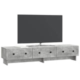 Mobile TV con cassetto Grigio Cemento 147 x 34,5 x 30 cm