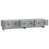 Mobile TV Grigio Sonoma 147 x 34,5 x 30 cm Legno ingegnerizzato