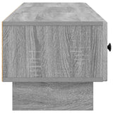 Mobile TV Grigio Sonoma 147 x 34,5 x 30 cm Legno ingegnerizzato