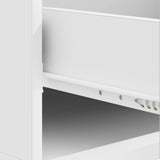 Tavolino da salotto Bianco 49 x 50 x 40 cm Legno ingegnerizzato