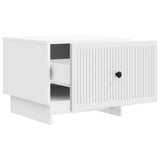 Tavolino da salotto Bianco 49 x 50 x 40 cm Legno ingegnerizzato