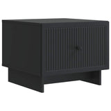 Tavolino da salotto Nero 49 x 50 x 40 cm Legno ingegnerizzato
