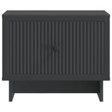 Tavolino da salotto Nero 49 x 50 x 40 cm Legno ingegnerizzato