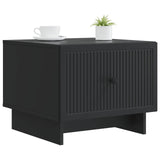 Tavolino da salotto Nero 49 x 50 x 40 cm Legno ingegnerizzato