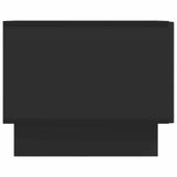 Tavolino da salotto Nero 49 x 50 x 40 cm Legno ingegnerizzato