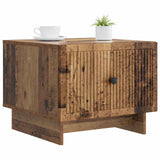 Tavolino da salotto con cassetto Legno antico 49 x 50 x 40 cm