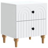 Armadio da Notte Bianco 43 x 34,5 x 48 cm Legno ingegnerizzato