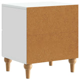 Armadio da Notte Bianco 43 x 34,5 x 48 cm Legno ingegnerizzato