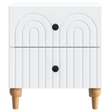 Armadio da Notte Bianco 43 x 34,5 x 48 cm Legno ingegnerizzato