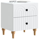 Armadio da Notte Bianco 43 x 34,5 x 48 cm Legno ingegnerizzato