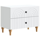 Armadio da Notte Bianco 62 x 34,5 x 48 cm Legno ingegnerizzato